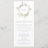 丸い豊富な乾燥ヤナギのパンパ結婚ス メニュー (正面)