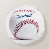 丸い野球のカスタマイズ可能なラウンド ラウンドクッション (裏面)