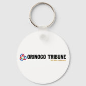 丸い2つのロゴを持つキーチェーン キーホルダー (裏面)