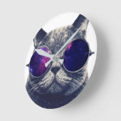 丸い（中）壁掛け ラウンド壁時計 (傾斜)