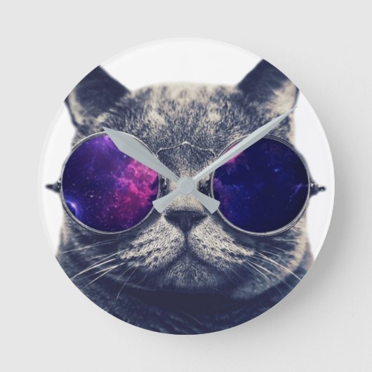 丸い（中）壁掛け ラウンド壁時計 (正面)