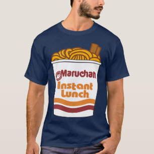 丸ちゃんラーメン切り棒付きカップ Tシャツ
