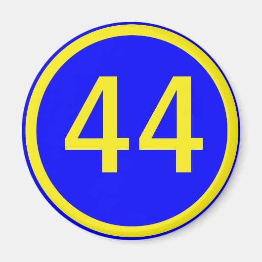 丸で42 マグネット (正面)
