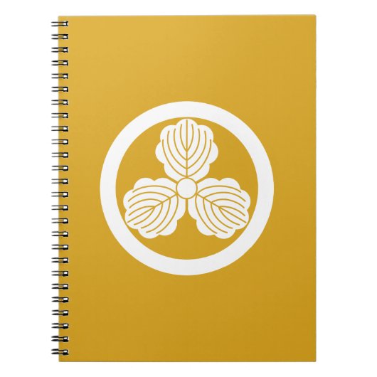 丸に三つ柏 ノートブック (正面)