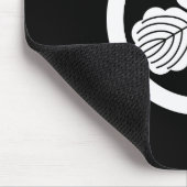 丸に三つ柏 マウスパッド (コーナー)