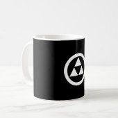 丸に三つ鱗 コーヒーマグカップ (正面左)