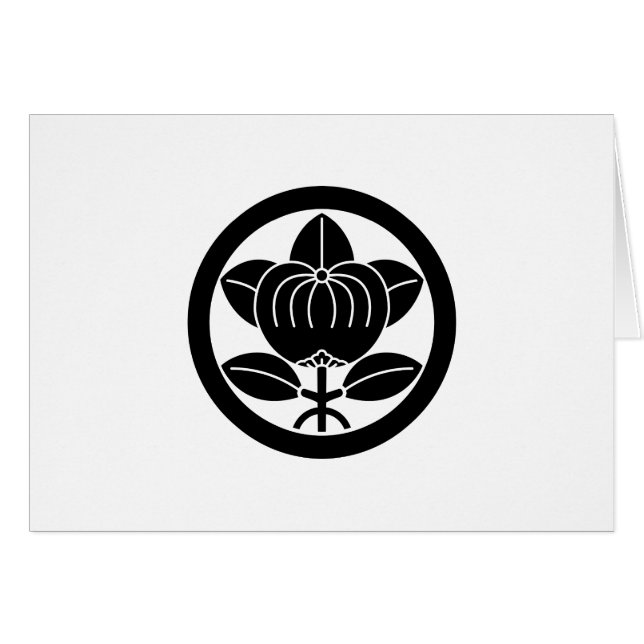 丸に三本足橘 (正面横)