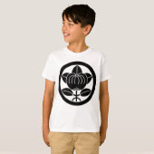 丸に三本足橘 Tシャツ (正面フル)