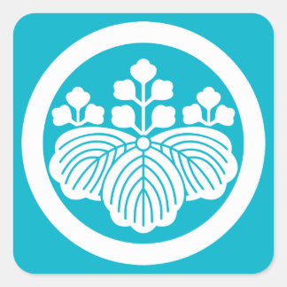 丸に五三桐 スクエアシール