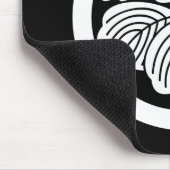 丸に五三桐 マウスパッド (コーナー)