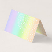 丸に入った虹の丸ビジネスカード 名刺 (裏面)