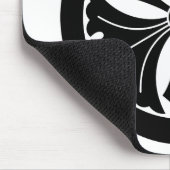 丸に剣三つ銀杏 マウスパッド (コーナー)