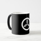 丸に土佐柏 モーフィングマグカップ (正面左)