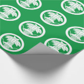 丸に変わり切竹笹に笠 ラッピングペーパー (角)