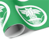 丸に変わり切竹笹に笠 ラッピングペーパー (ロールコーナー)