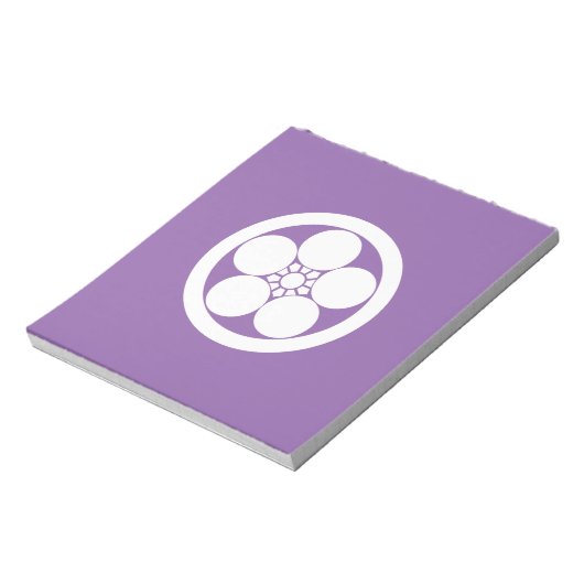 丸に梅鉢 ノートパッド (回転)