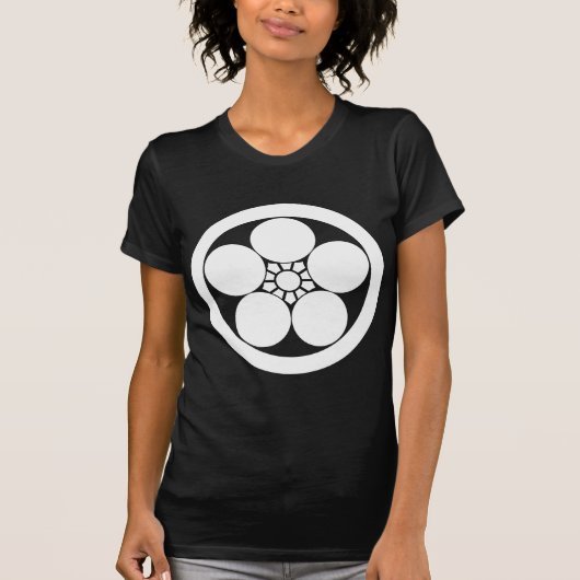 丸に梅鉢 Tシャツ (正面)