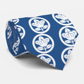 丸に橘(六つ割り作図) ネクタイ (ロール)