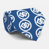 丸に違い釘抜き（違い釘〆割） ネクタイ (ロール)