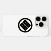 丸に隅立て四つ目 Case-Mate iPhoneケース (裏面 (横))