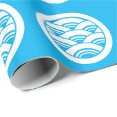 丸に青海波 ラッピングペーパー (ロールコーナー)