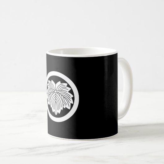 丸に鬼蔦 コーヒーマグカップ (正面右)