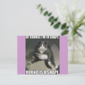 丸は形状 ポストカード (スタンド正面)