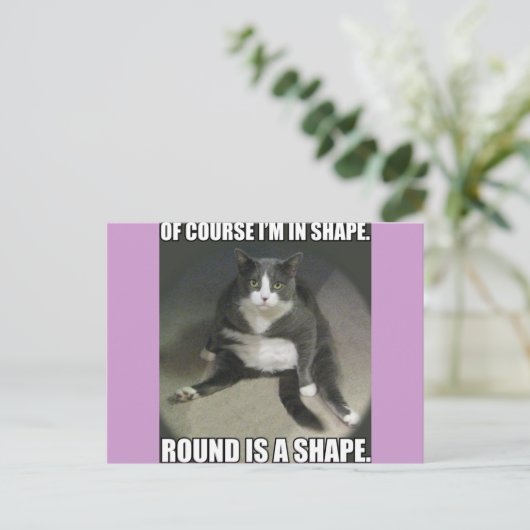 丸は形状 ポストカード (スタンド正面)