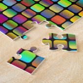 丸みとカラフル正方形 ジグソーパズル (側面)