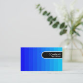 丸みのあるエッジラベル – 色の切り替え 名刺 (スタンド正面)