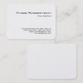 丸みを帯びた角の丸い名刺 名刺 (正面/裏面)