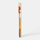 丸みを帯びた長方形のヴィンテージ iPhone 16ケース (左側面)