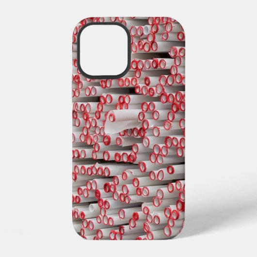 丸めた紙の山 iPhoneケース (裏面)