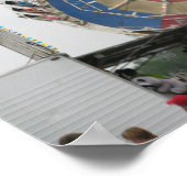 丸めアミューズメントパークライド ポスター (角)