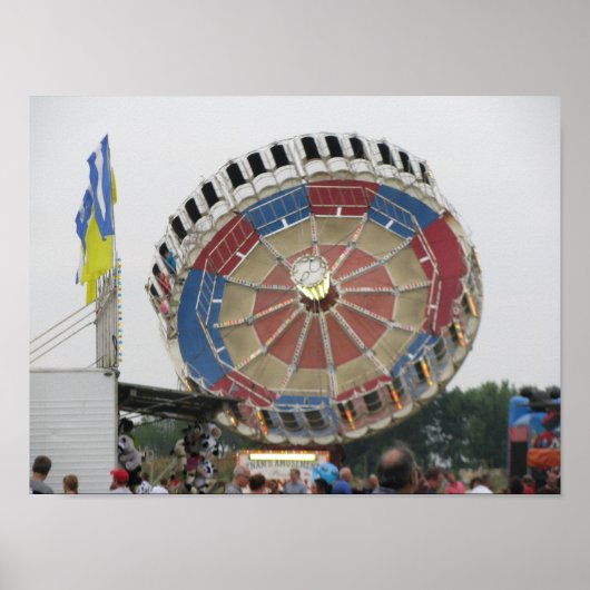 丸めアミューズメントパークライド ポスター (正面)