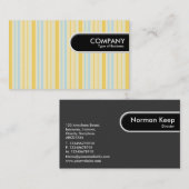 丸めエッジラベル-ストライプ310515 (04) 名刺 (正面/裏面)