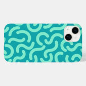 丸め線のシームレスなパターン Case-Mate iPhoneケース (裏面 (横))