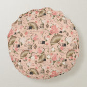 丸アクセント枕「大切な始まり」 ラウンドクッション (裏面)