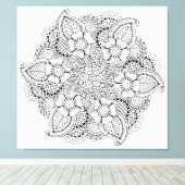 丸インスパイア要素6 キャンバスプリント (インサイチュ (ウッドフロア))