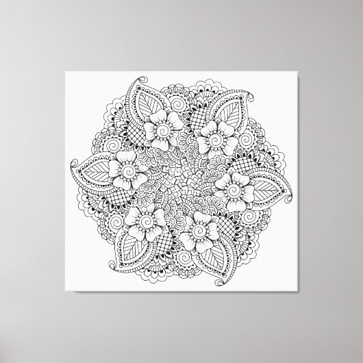 丸インスパイア要素6 キャンバスプリント (正面)