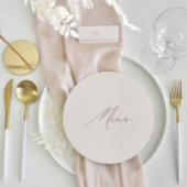 丸エレガントモダンアイボリー結婚書道 メニュー