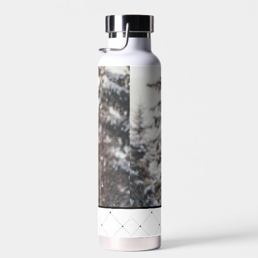 丸エレガント枠モノグラム写真 ウォーターボトル (右面)