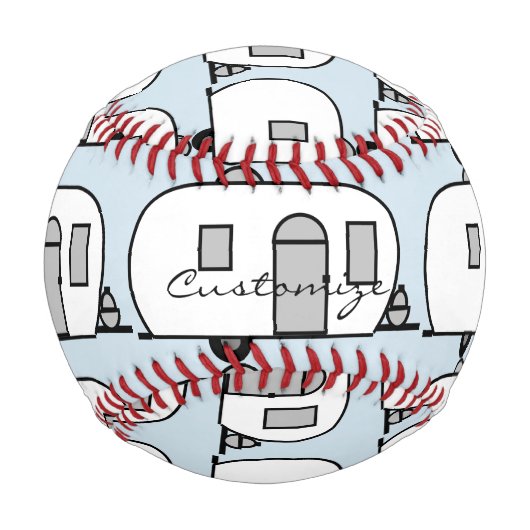 丸カスタマイズ丸キャラバンチェーツトレーラー 野球ボール (正面)