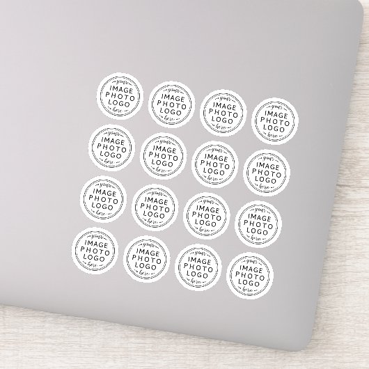丸カスタム円の円形ビニールのシール シール (詳細)