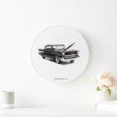 丸クラシック(大)壁時計用の自動車イメージ ラージ壁時計 (ホーム)