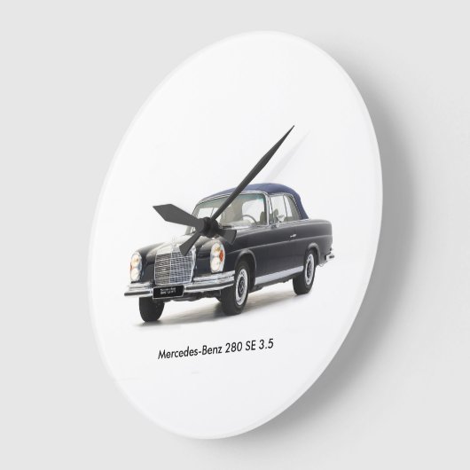 丸クラシック(大)壁時計用の自動車イメージ ラージ壁時計 (傾斜)