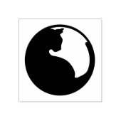 丸ゴム印の猫 ラバースタンプ (インプリント)