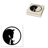 丸ゴム印の馬 ラバースタンプ (押印)