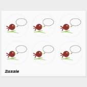 丸シールで大丈夫空白のだ ラウンドシール (シート)