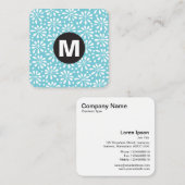 丸スポットモノグラム – パターン020818 スクエア名刺 (正面/裏面)